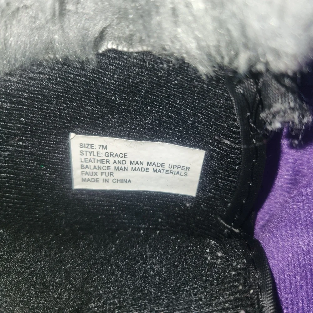Weather Proof‎ Since 1948 Duck Snow Boots Size 7 M Gray Purple